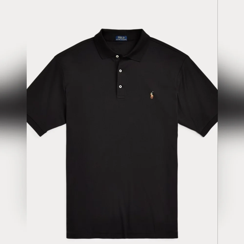 Polo Ralph‎ Lauren Men's Black Classic Fit Size XXL/TTG Soft COTTON IN BLACK